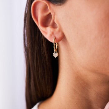 Kalpli Ataç Küpe - Durin