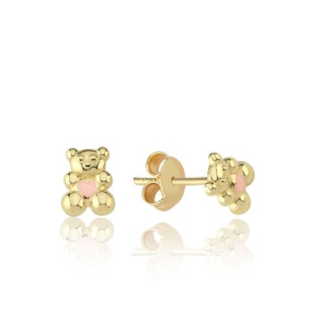 Kalpli Ayıcık Çocuk Küpesi - Melike