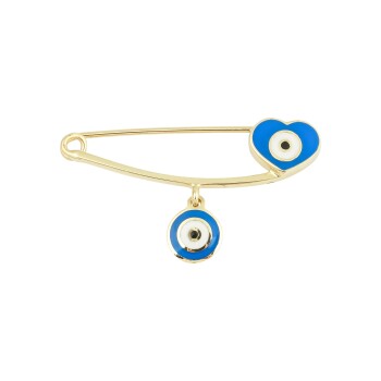 Kalpli Nazar Bebek İğnesi - Melike