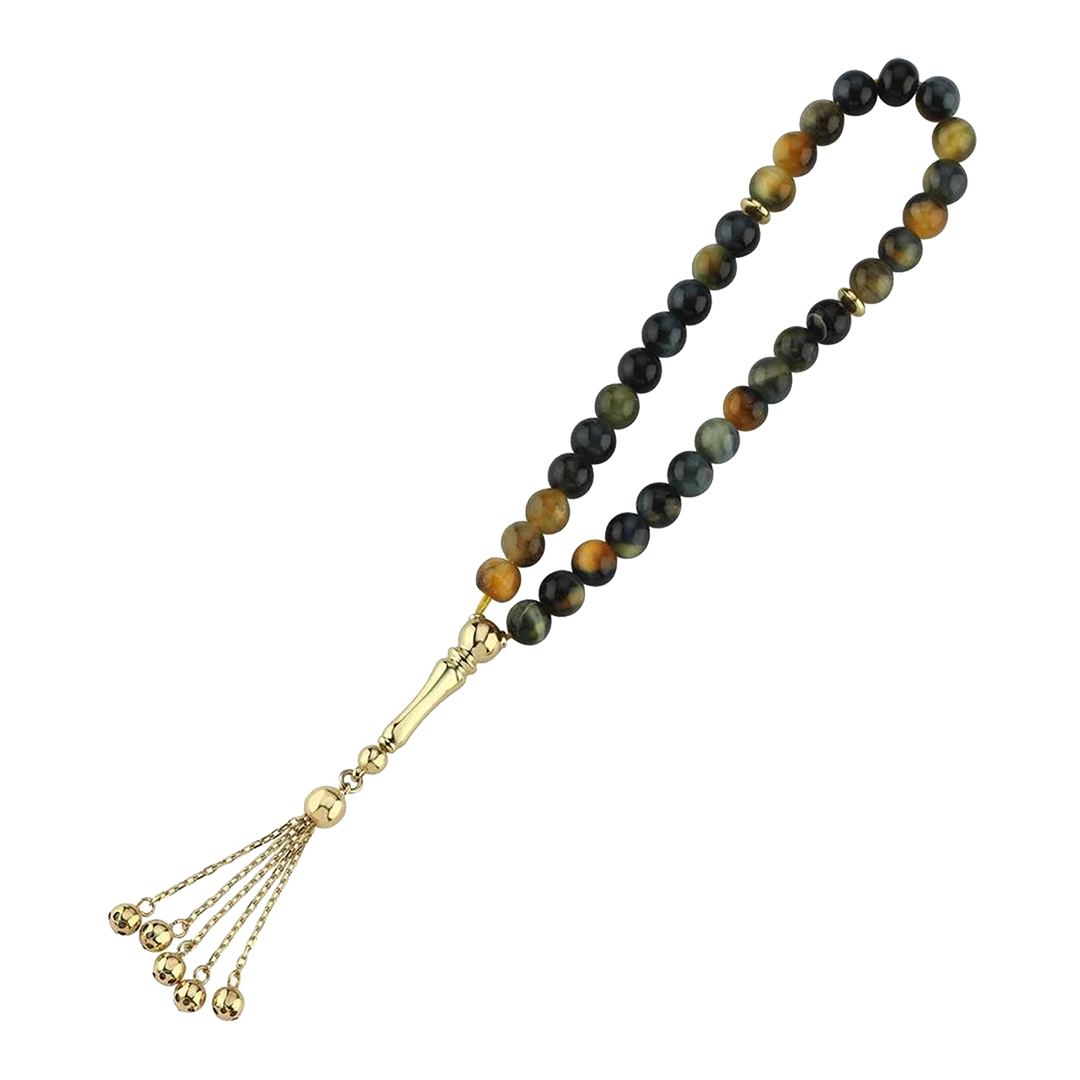 Kaplan Gözü Altın Tesbih - 1