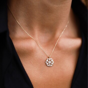 Kar Tanesi Kolye - Nüans