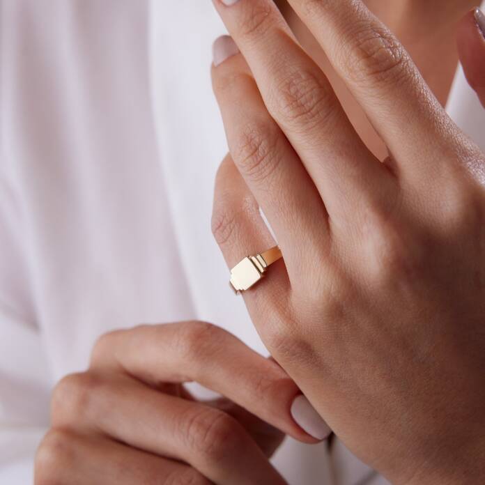 Kare Plaka Yüzük - 3