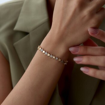 Karışık Yıldız Seli Bileklik - Rayna (1)