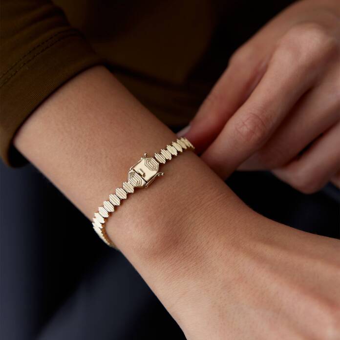 Karo Kutu Kilit Bileklik - 1