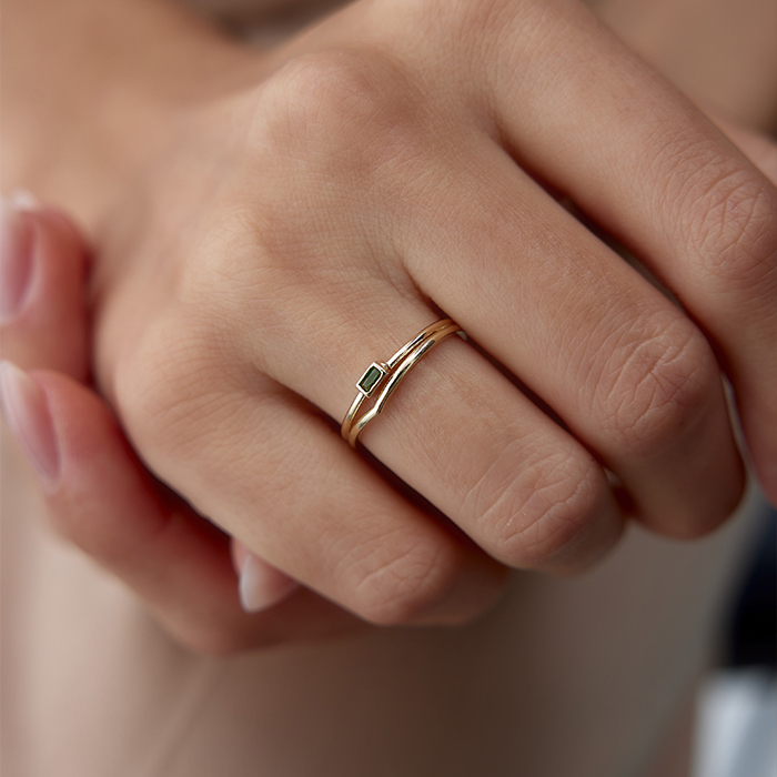 Kavis Point İkili Yüzük - Mazi (1)