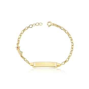 Kayan Yıldız Doç Zincir Çocuk Künyesi - Melike