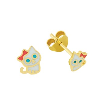 Kedi Çocuk Küpesi - Melike