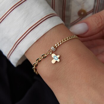 Kelebek Charm Bileklik - Koçak