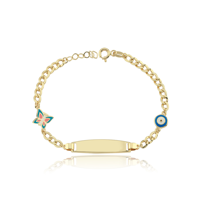 Kelebek Ve Nazar Gözlü Bebek Künyesi - Melike