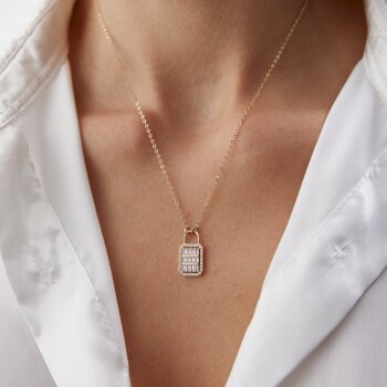 Kilit Baget Kolye - Rayna