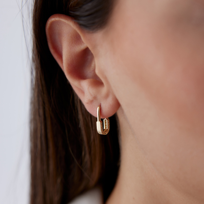 Kilit J Küpe - Rayna