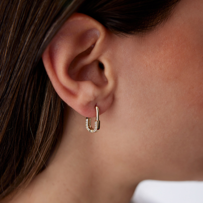 Kilit J Küpe - Rayna (1)