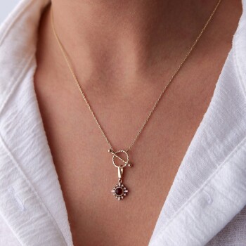 Kilitli Tibi Mercan Kolye - RİTİM