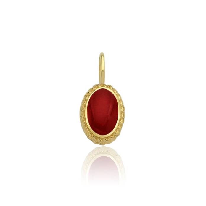 Kırmızı Mineli Vintage Charm - 1