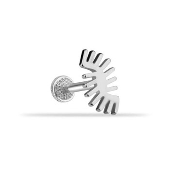 Kirpik Motfili Minimal Tragus Piercing - Dianora (1)