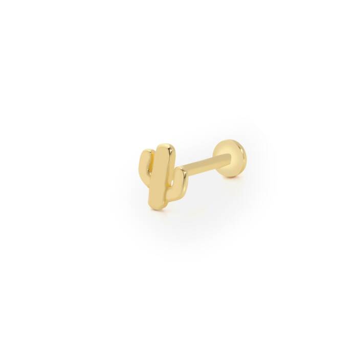 Kısa Boy Kaktüs Model Tragus Piercing - 1