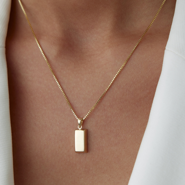 Kişiye Özel Külçe Kolye - Koçak