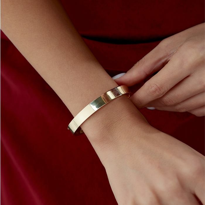 Kıvrımlı Düz Kelepçe - Mazi (1)