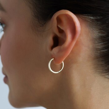 Klasik Medium Bombe J Küpe - Tuana