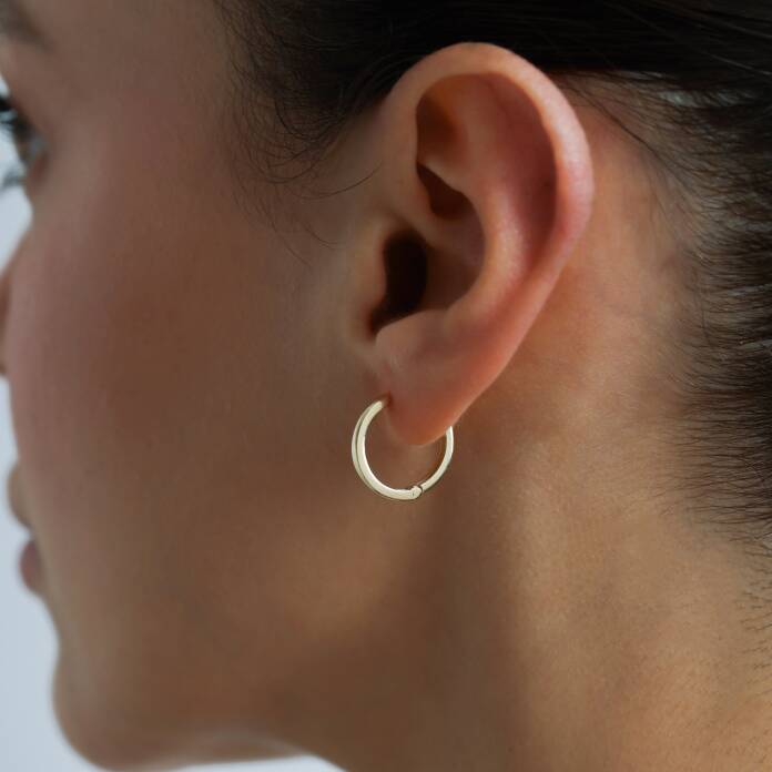 Klasik Small Bombe J Küpe - 1