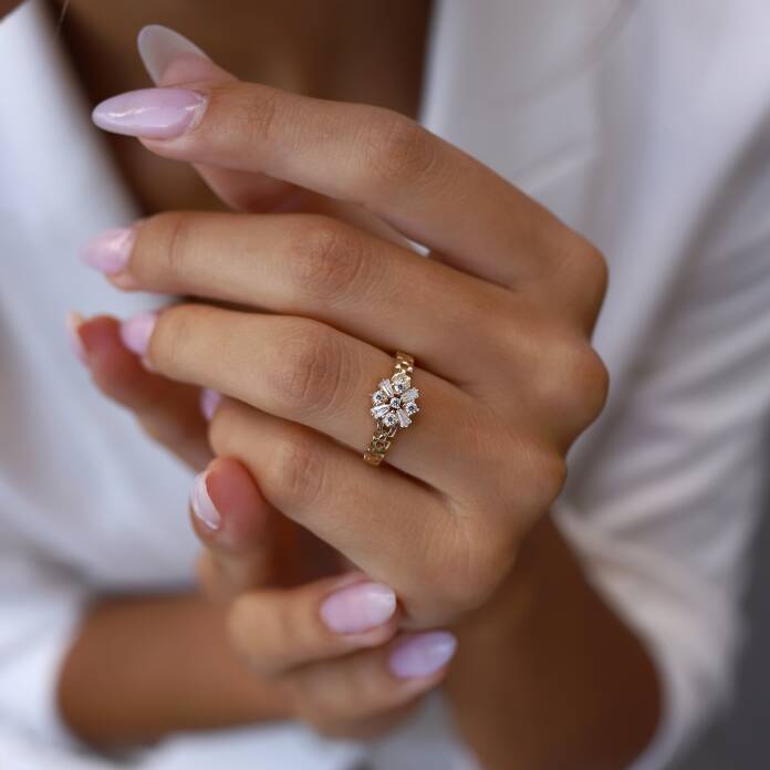 Kordon Aşk Çiçeği Yüzük - 1