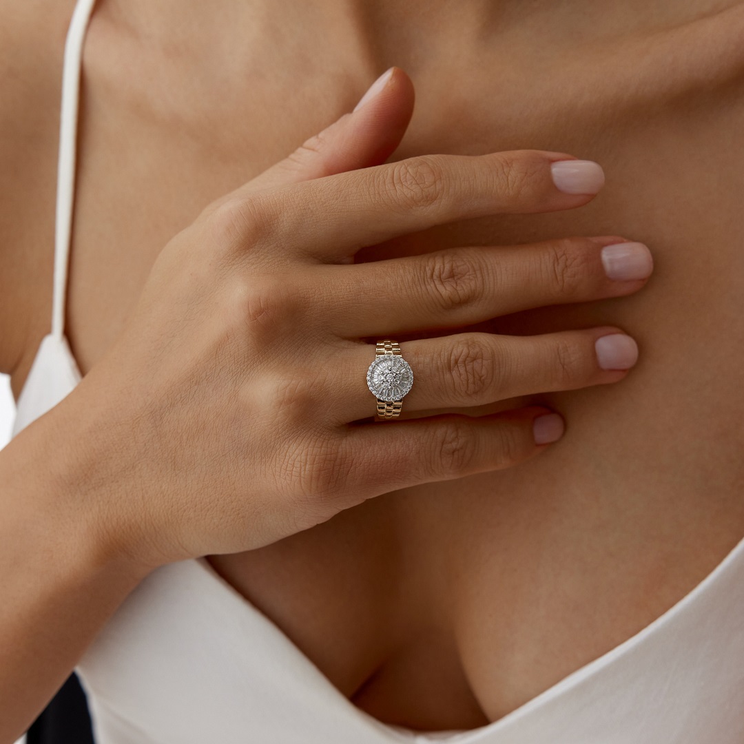 Kordon Trapez Yüzük - 2