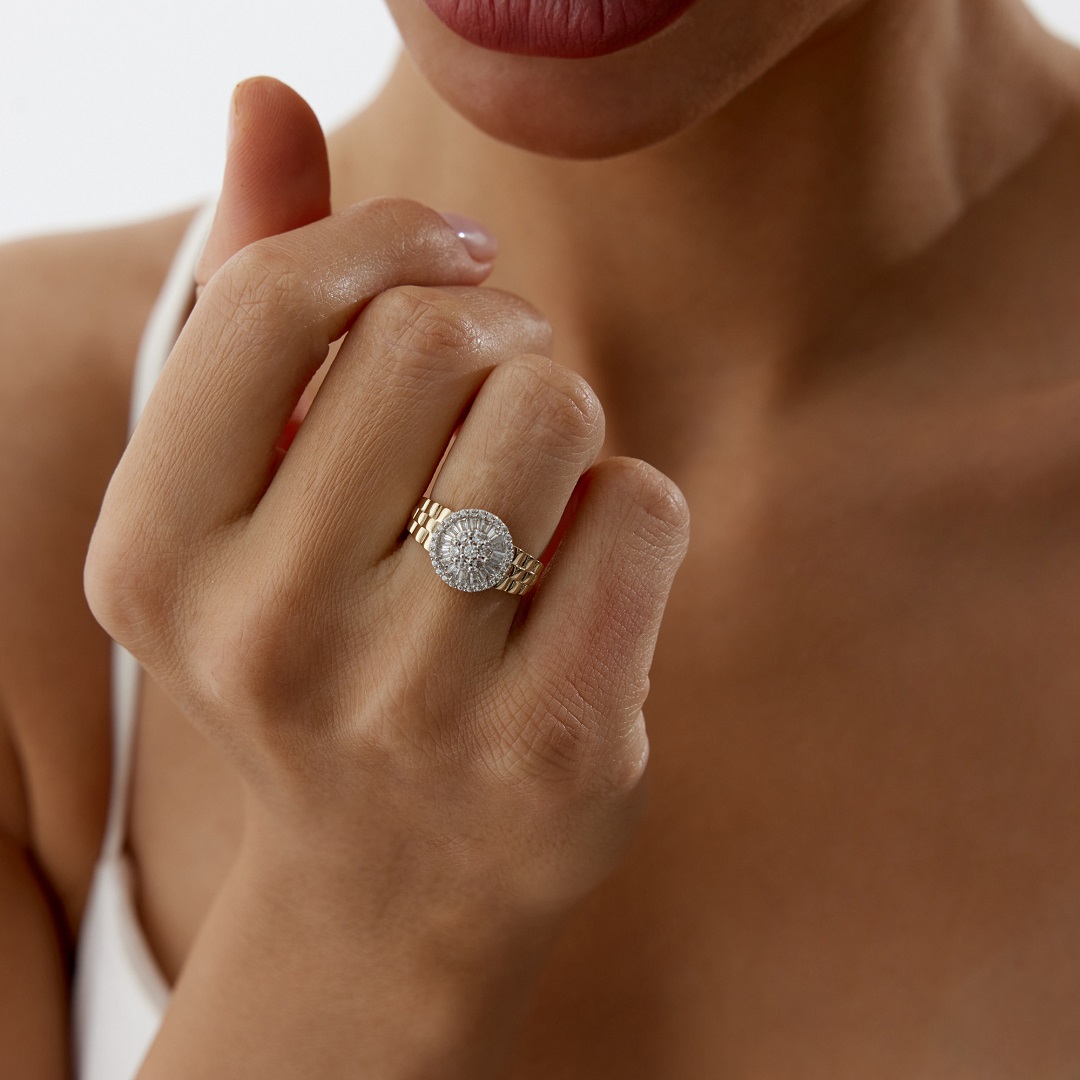 Kordon Trapez Yüzük - 1