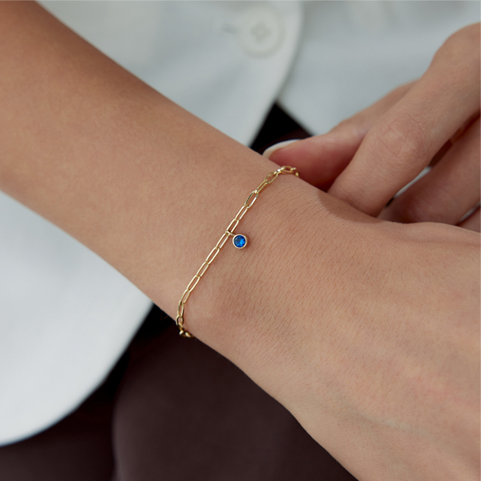 Kova Burcu Amethyst Ataç Bileklik - Simoro