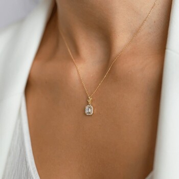 Kraliçe Elegance Baget Kolye - Rayna