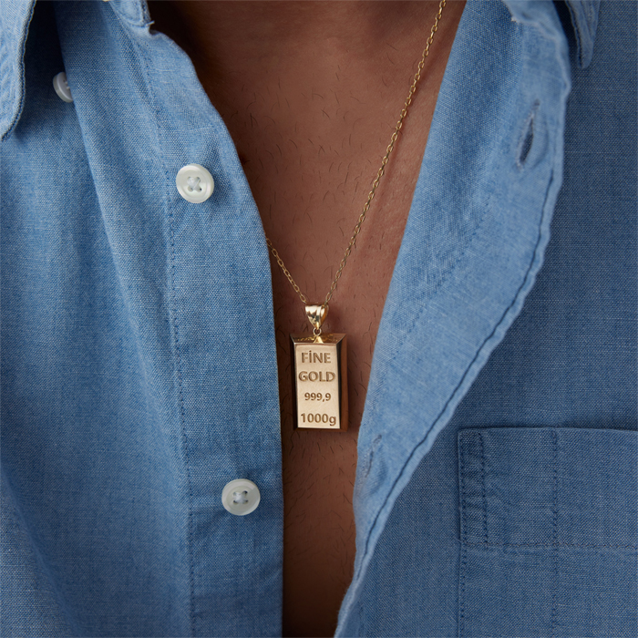 Külçe Erkek Kolye - Koçak