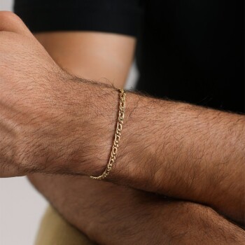 Kuşgözü Zincir Erkek Bileklik - İstor