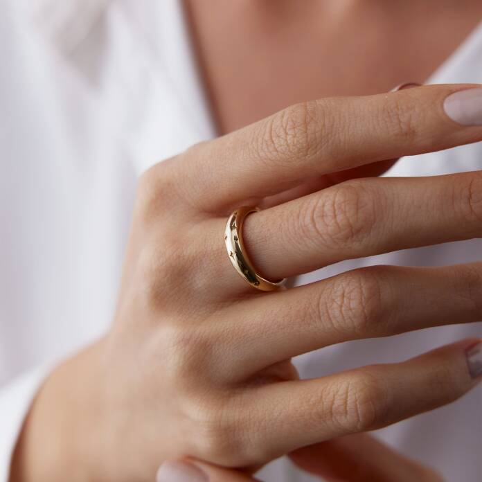 Kutup Yıldızı İşlemeli Yüzük - 1