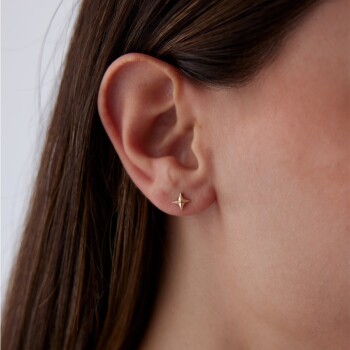 Kutup Yıldızı Küpe - Rayna