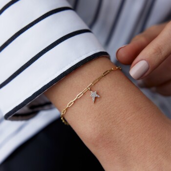Kuyruklu Yıldız Charm Bileklik - Alen