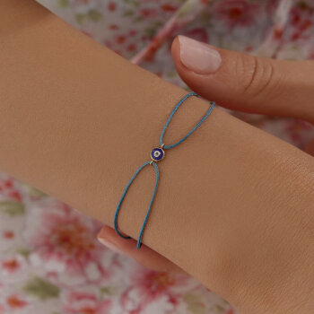 Laci Mineli Nazar İp Bileklik - Alen