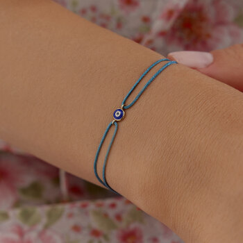 Laci Mineli Nazar İp Bileklik - Alen (1)