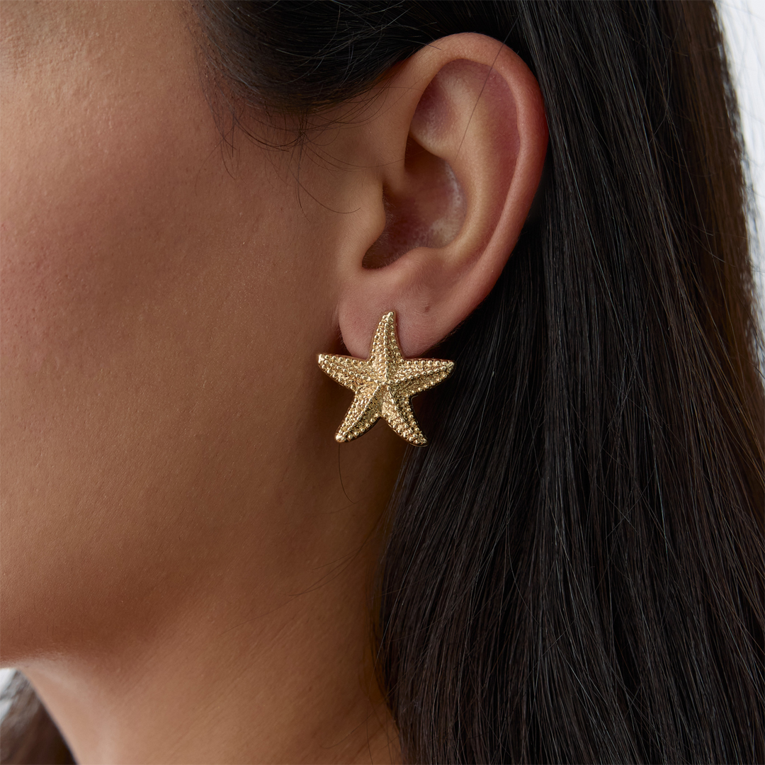 Large Aurastar Küpe - 1