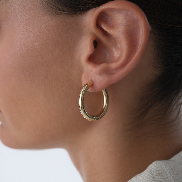 Large Pure Circle Küpe - Tuana