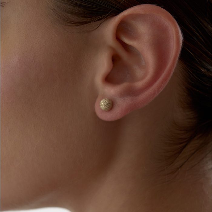 Large Shine Dot Küpe - Melike (1)