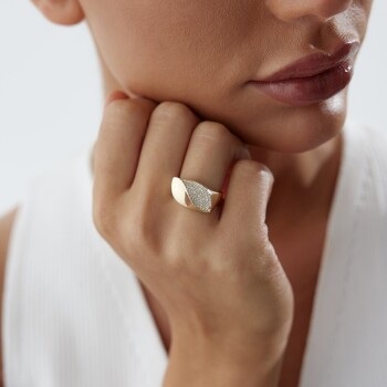 Leaf Stone Yüzük - Özer (1)