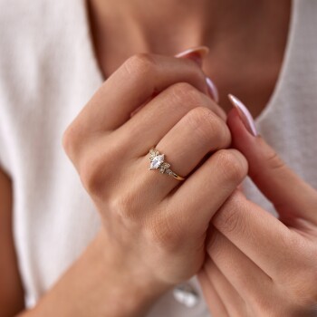 Leaf Yüzük - Rayna