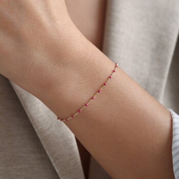 Lila Straf Bileklik - Ador