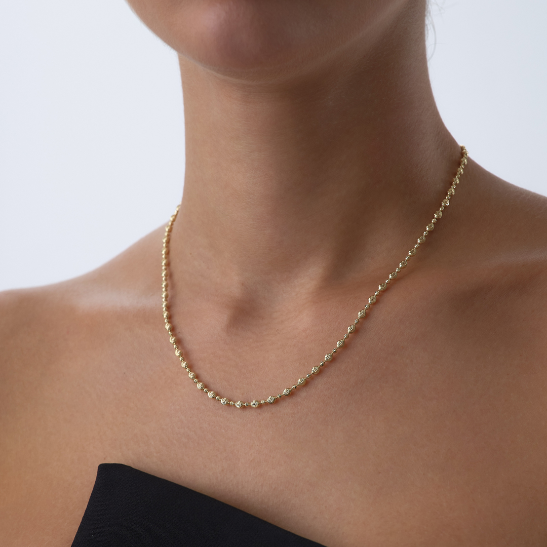 Line Ball Zincir Kolye - 2