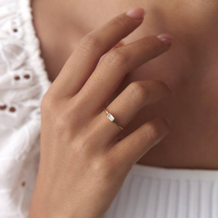 Line Beyaz Yüzük - 1