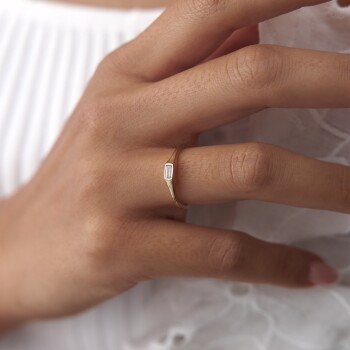 Line Beyaz Yüzük - 3