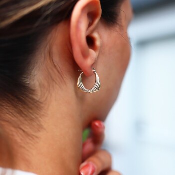 Line Burgu Küpe - Dilmener