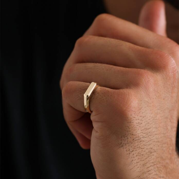 Line Şövalye Erkek Yüzük - 1