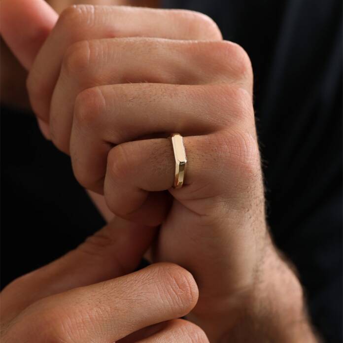 Line Şövalye Erkek Yüzük - 2