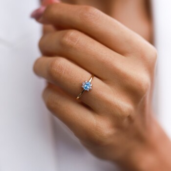 London Aqua Yüzük - Cemart