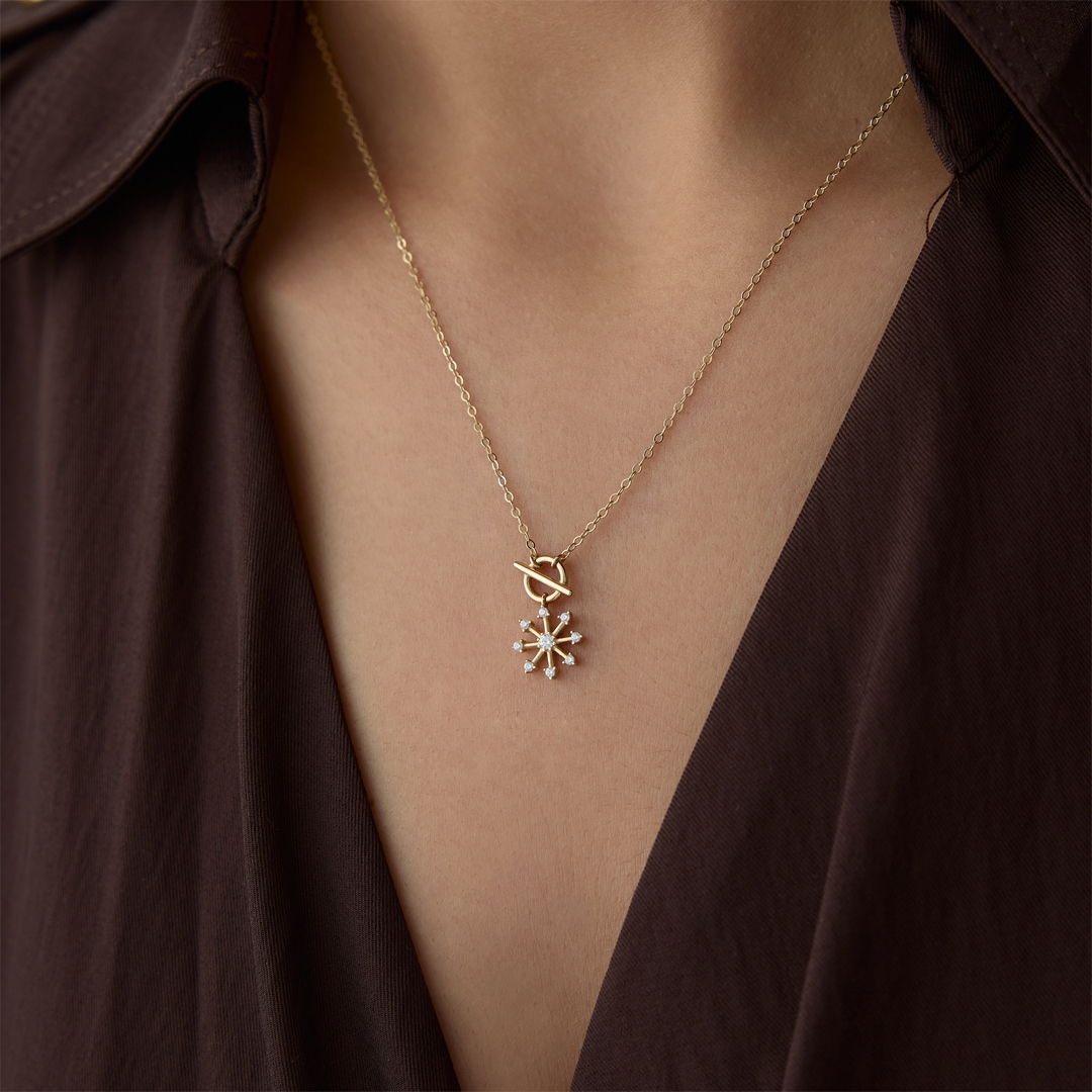 Lorein Circle Taşlı Kolye - 2